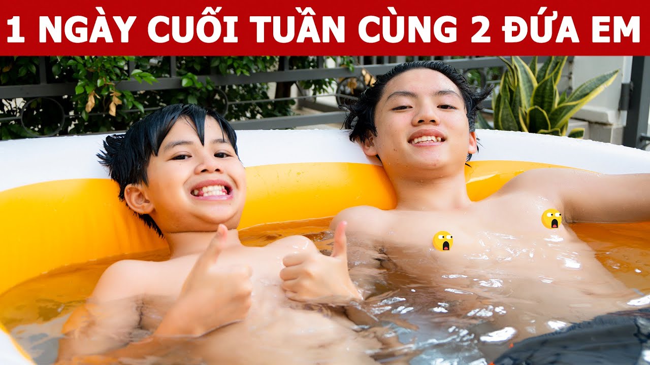 1 Ngày Cuối Tuần Cùng 2 Đứa Em Siêu Quậy | Oops Banana Vlog 270