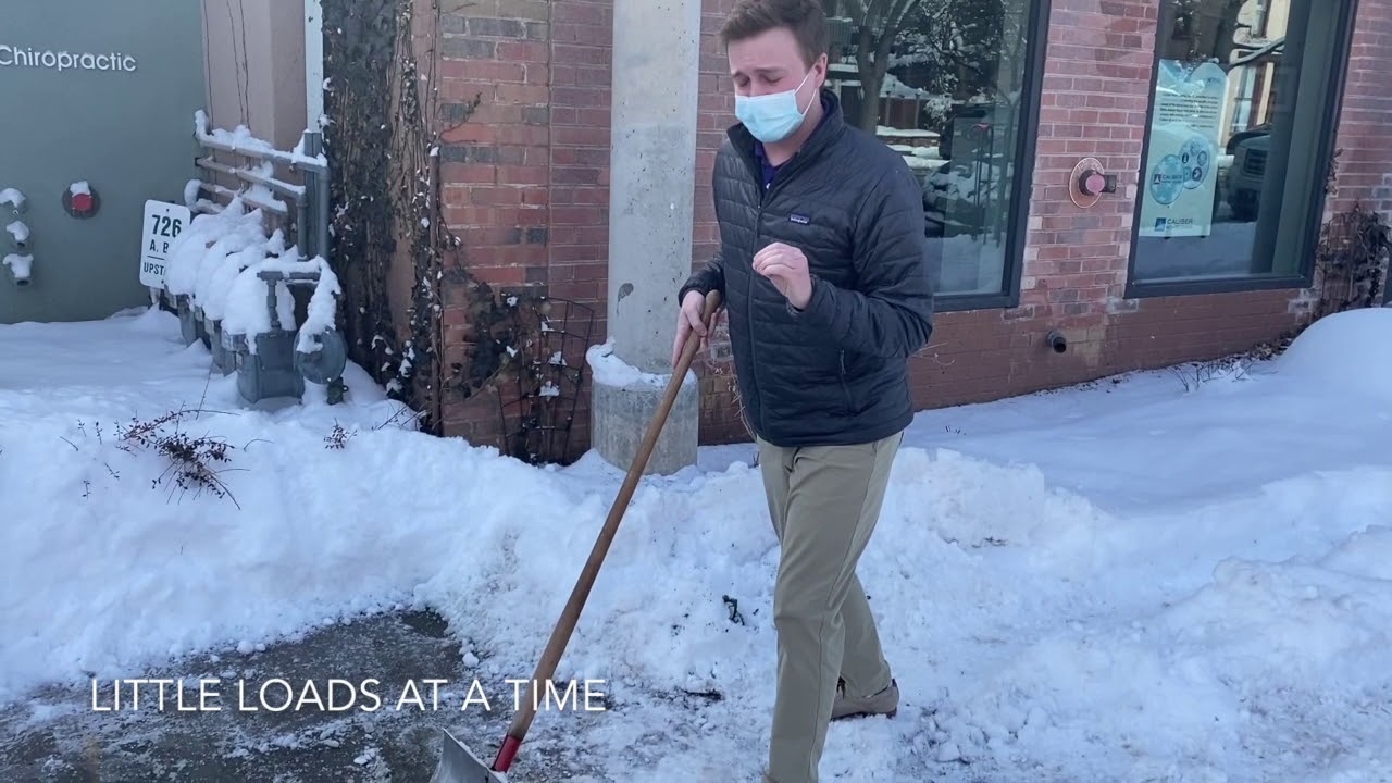 How to Shovel Snow Properly
