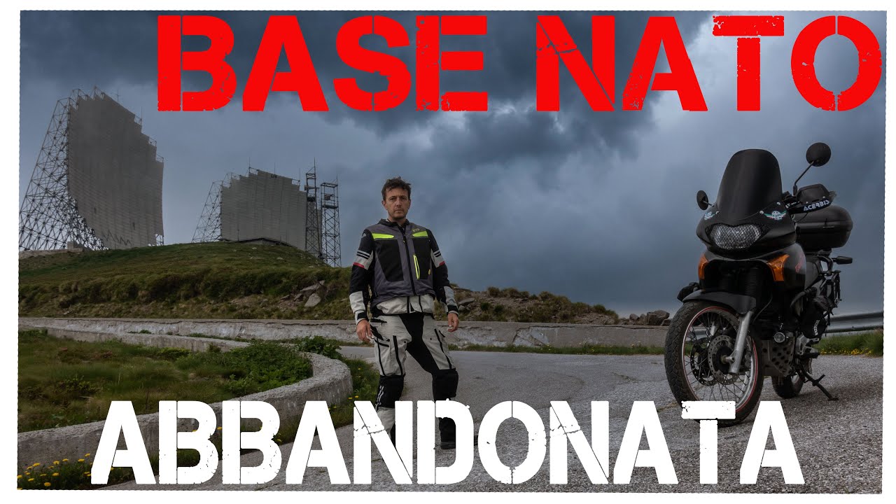 ESPLORO una BASE NATO ABBANDONATA in MOTO | MOTOVLOG 2021