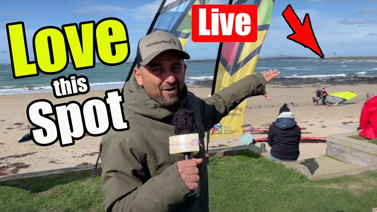 Windsurfing Playground - Rhosneigr LIVE Walk around