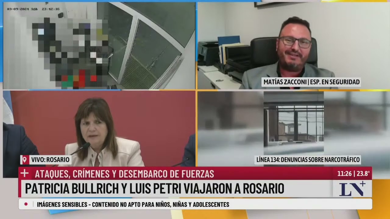El Gobierno triplica el despliegue federal en Rosario; el análisis de Matías Zacconi