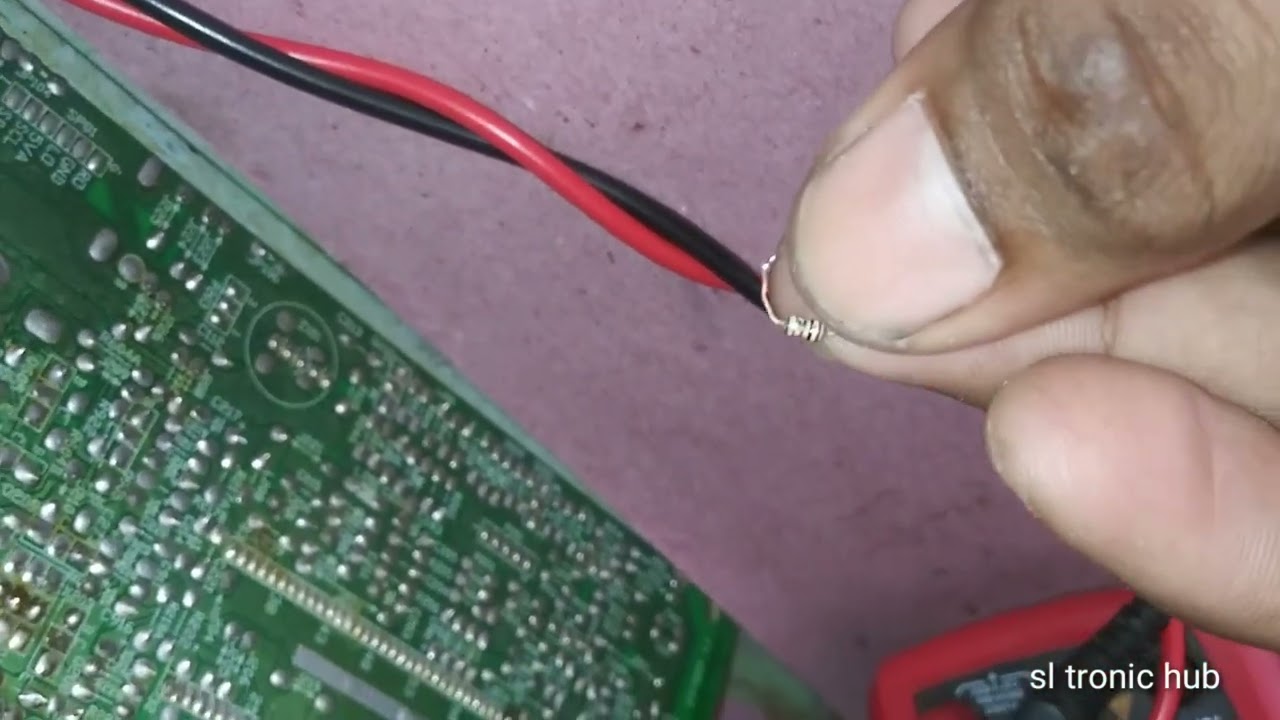 TCL ටීවී එකේ fly එක මාරු කරන්නේ නැතුව හදපු විදිය.(how to repair tcl/singer crt tv sparking problem)