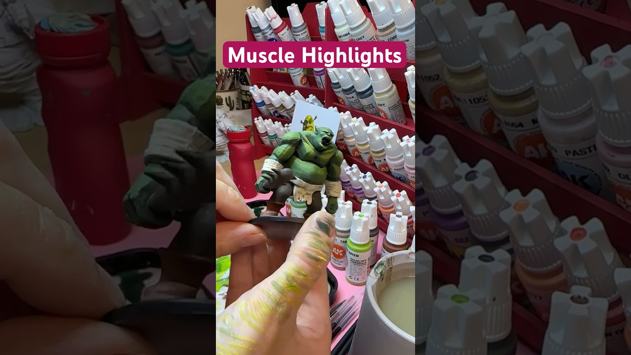 Painting Miniatures | Beginner Journey with a Shrek-Inspired Ogre