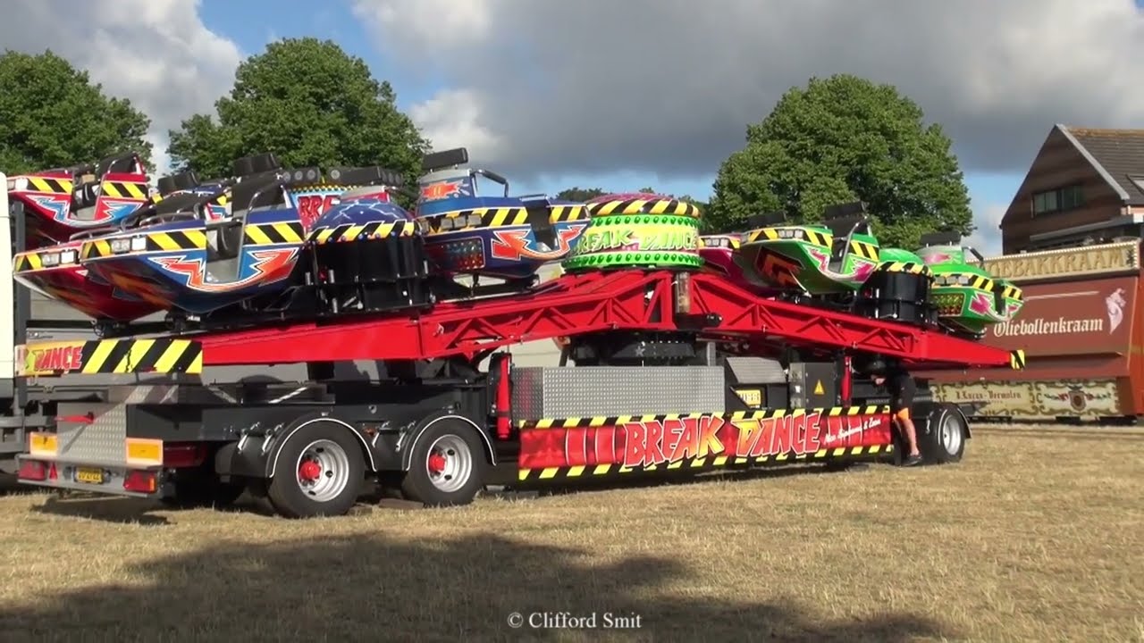 Kermis Santpoort 2022 Transport en opbouw Deel 3