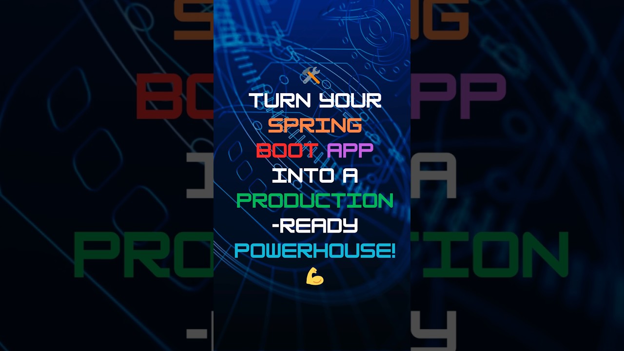 Boost Your Spring Boot App with Actuator in Just 60 Seconds! #tech #coding #interview #java #google