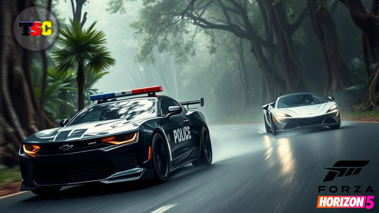 THE MOST MENTAL POLICE CHASE IN FORZA 5! 🚔💥 (Stealing a $100M Car)