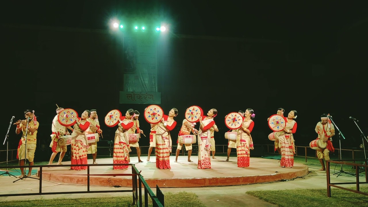 Assam Bihu dance Rajasthan jai pur kristi N.E❤