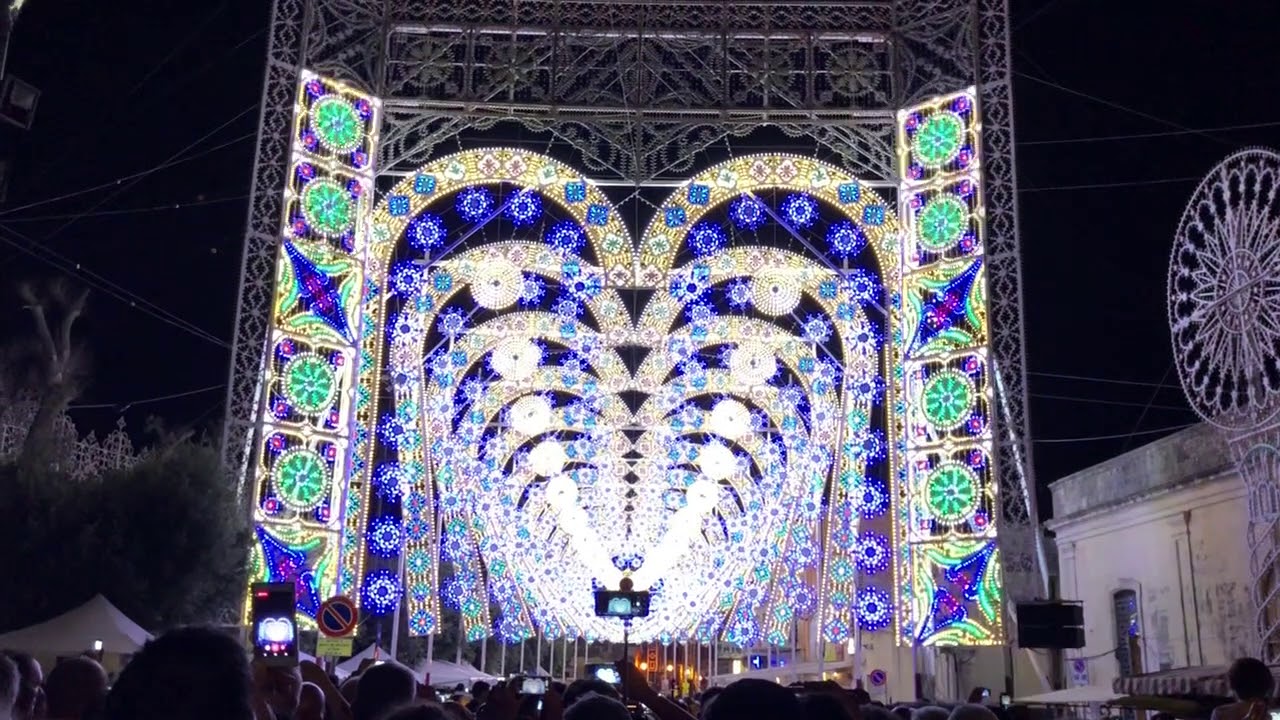 Accensione musicale Luminarie Marianolight - Scorrano 2018