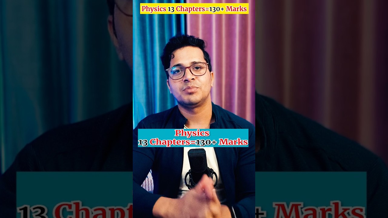 Neet Physics Easy : 13 Chapters= 130+ Marks #neet2024 #physicsforneet