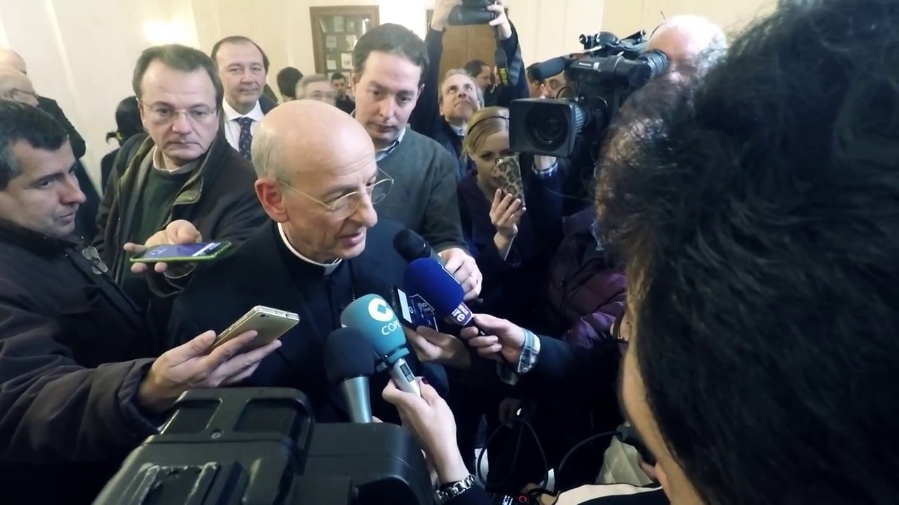 Breve visita all’Università del nuovo Gran Cancelliere, mons. Fernando Ocáriz