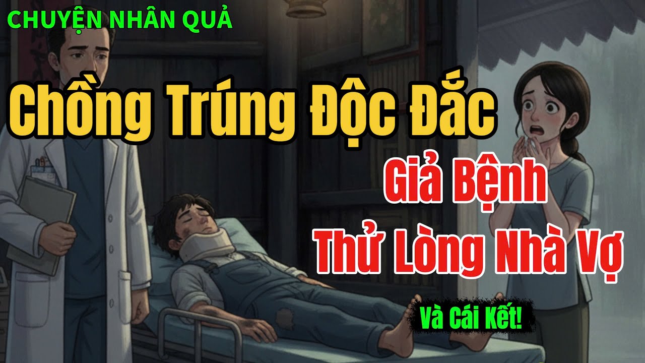 Chàng Trai Trúng Độc Đắc, Giả Bệnh Thử Lòng Nhà Vợ Và Cái Kết | Chuyện Nhân Quả