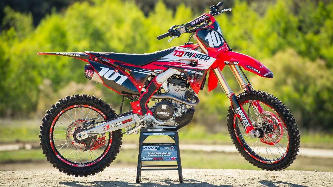 Сборка в гараже: Honda CRF250R 2018 года