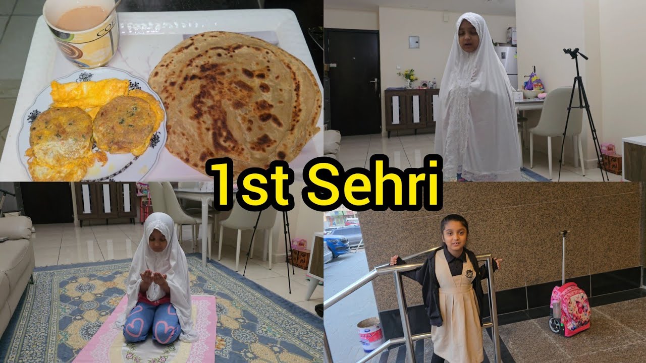 1st Sehri/ Ramdan Kareem/Saima Vlogs