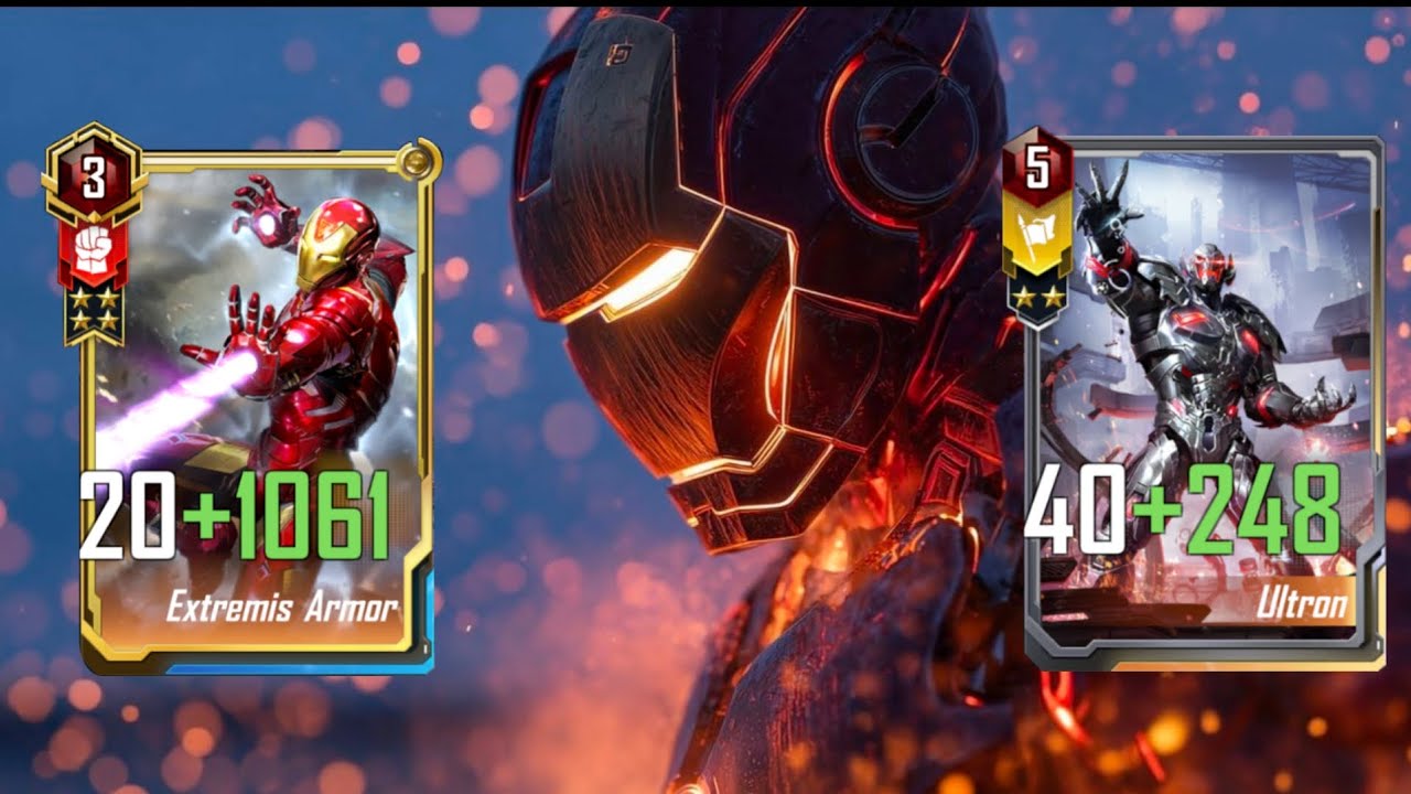 MARVEL DUEL | ULTRON and IRON MAN EXTREMIS ARMOR Unity 