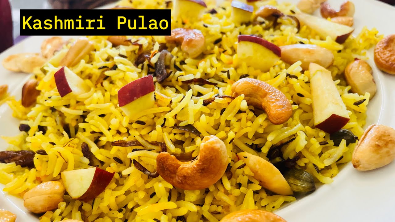 Royal Kashmiri Pulao Recipe | Dry Fruit Pulao | काश्मीरी पुलाव रेसिपी #kashmirifood