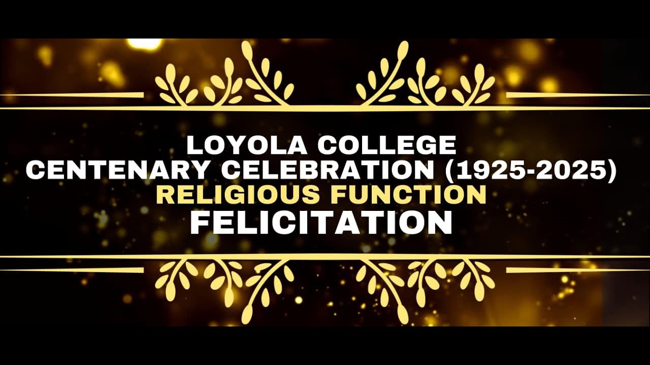Valedictory Ceremony of the Centenary Celebrations-- Felicitation