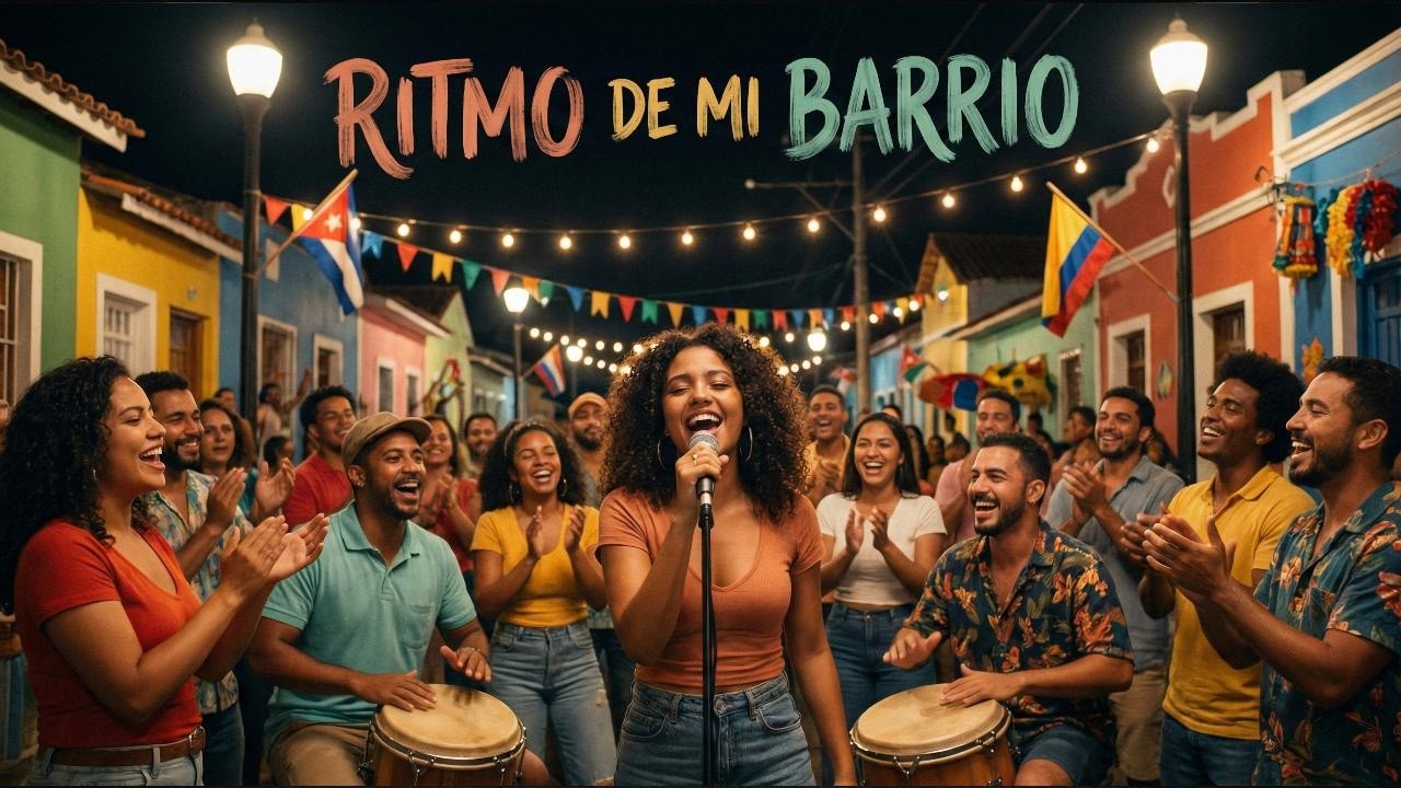 RITMO DE MI BARRIO 🥁 | Plena Latina Moderna | Música Cultural Latina