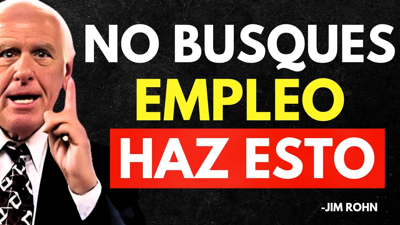MILLONARIO En La BIBLIA Te Enseña CÓMO GANAR DINERO | ¡No Busques Trabajo! - Jim Rohn Motivacional