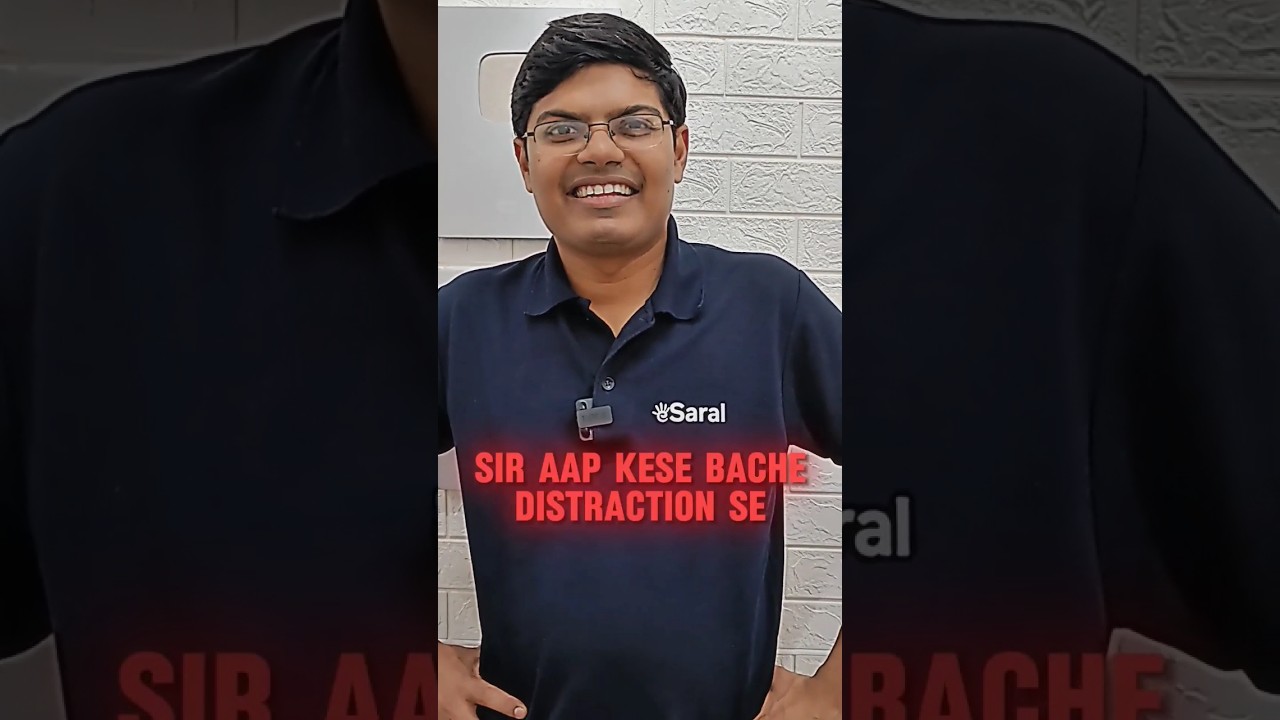 How I Defeated Distraction and got AIR 41 with Class 12 😱 | IIT Motivation 🔥 #shorts #jee #esaral