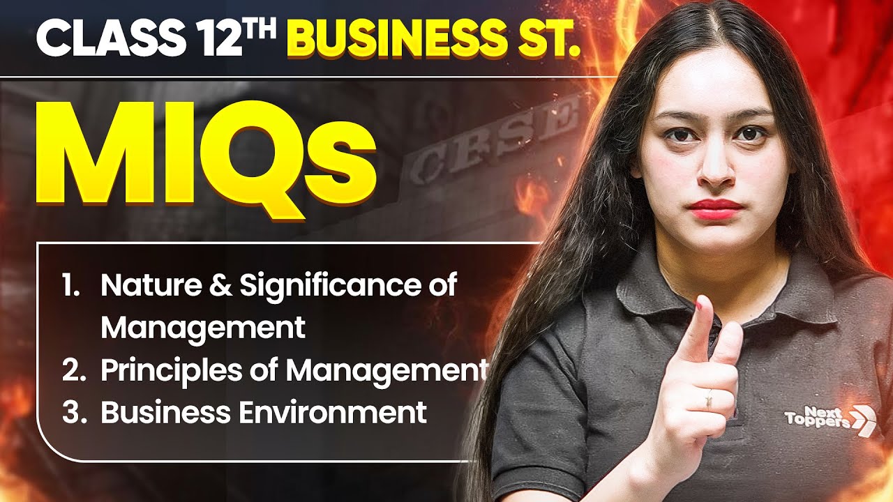 Most Important Questions - Business Environment Class 12 Business Studies |  CBSE Board Exam 2026