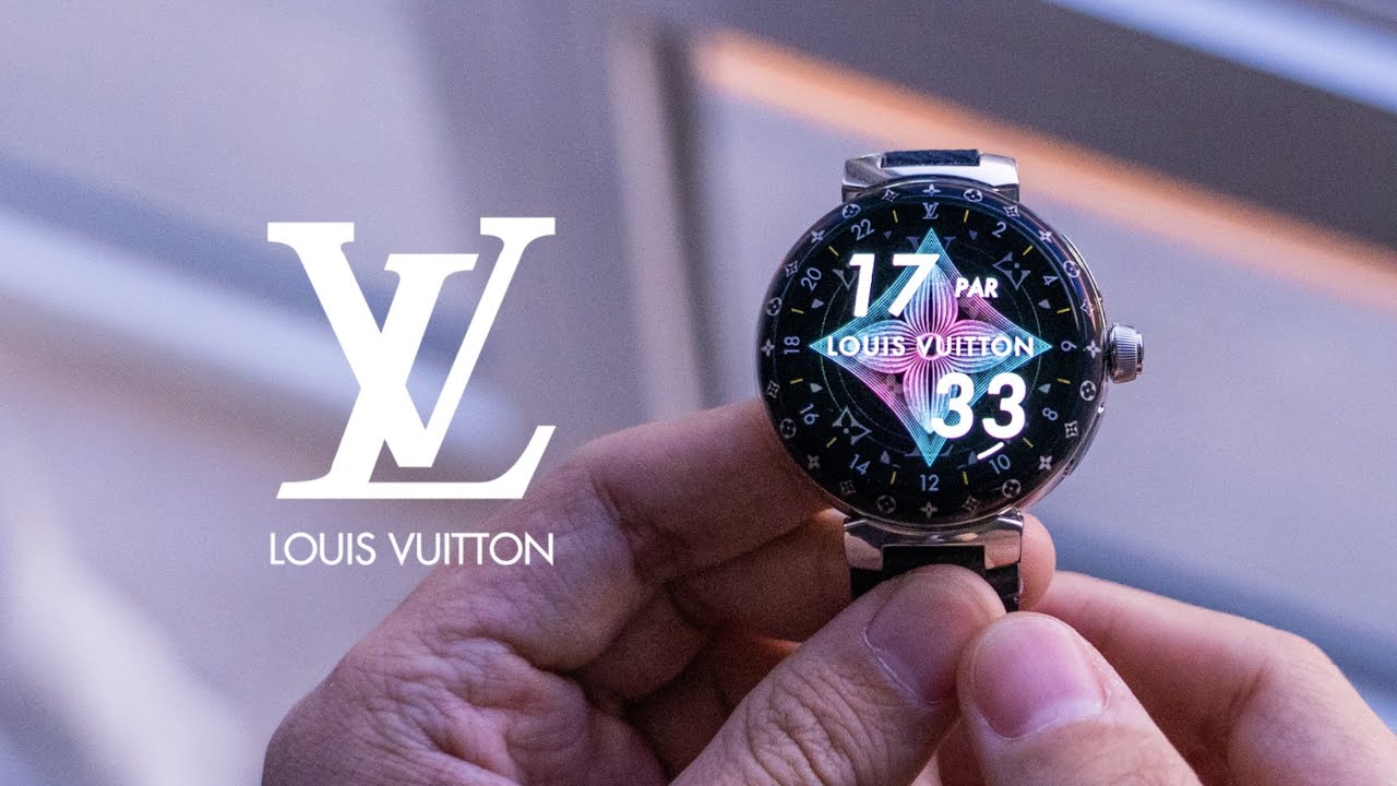 LV 路易威登智能手表开箱：一起感受一下奢侈品智能手表！ Tambour Horizon Light Up