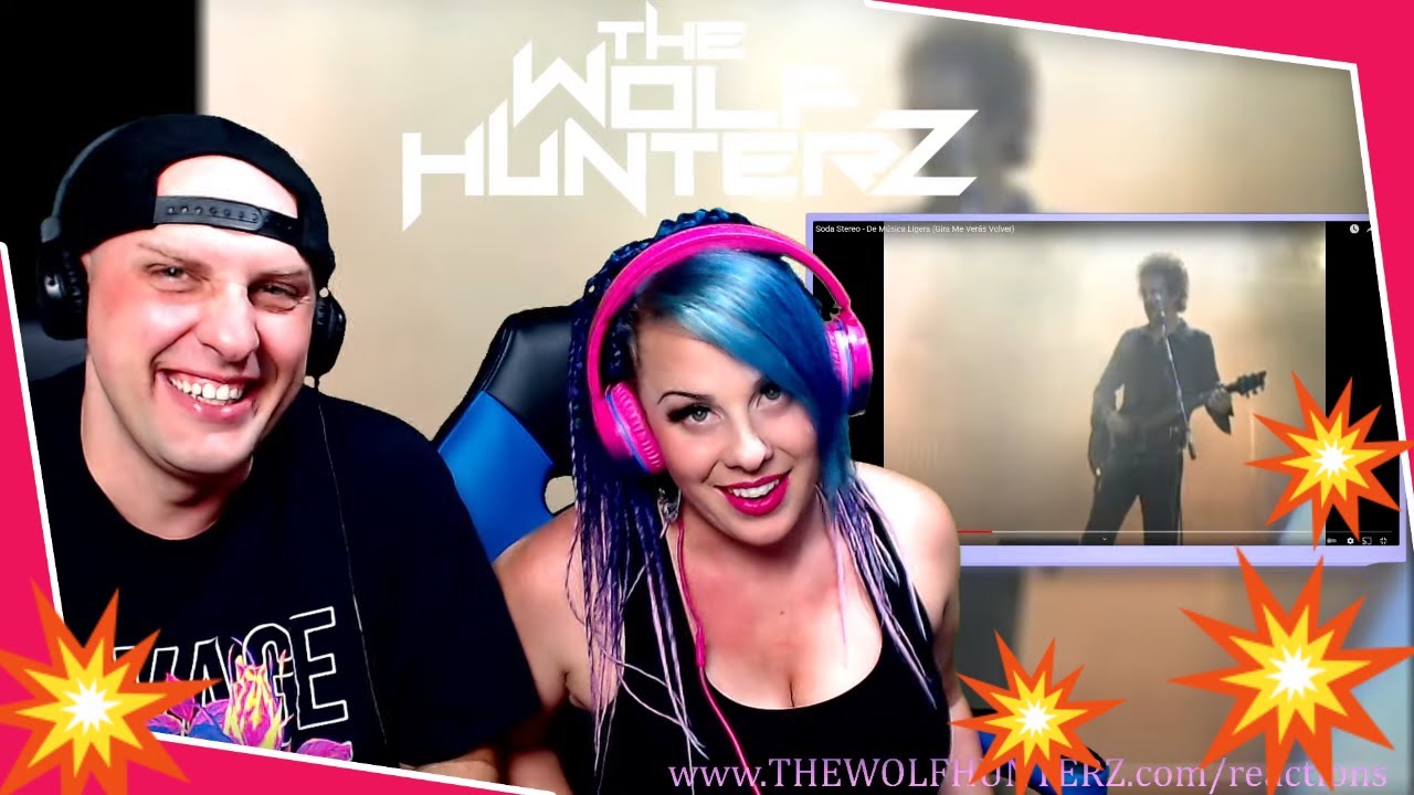 Soda Stereo - De Música Ligera (Gira Me Verás Volver) THE WOLF HUNTERZ Reactions