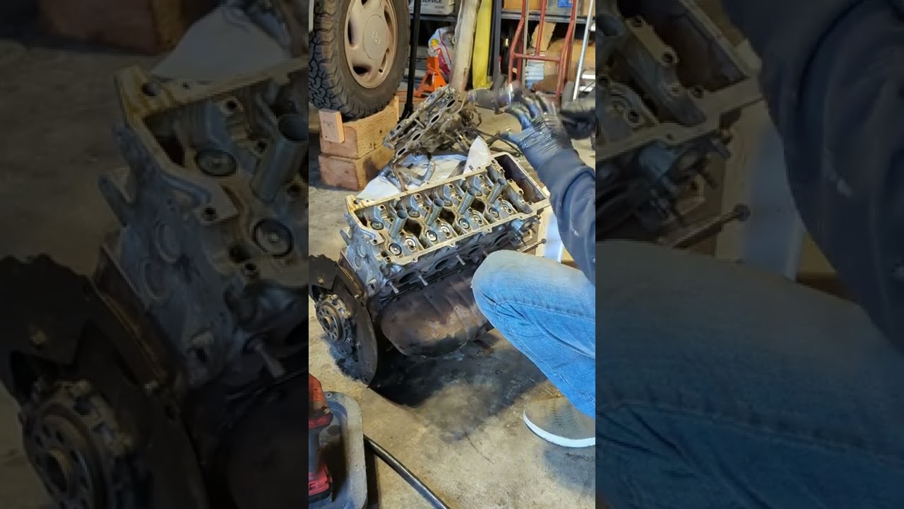 Ep11: Previa engine remove and replace / installing the cylinder head.