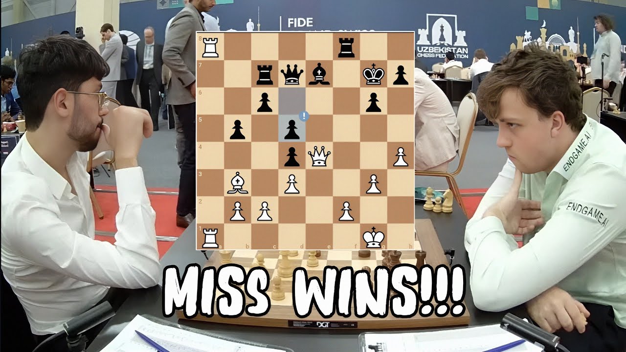 Miss Wins🔥 Alireza Firouzja vs Hans Niemann | FIDE Grand Swiss 2025