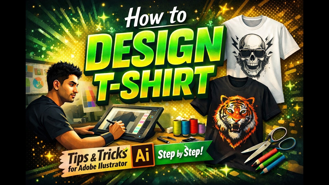 How to Design a Professional T-Shirt That Actually Sells!