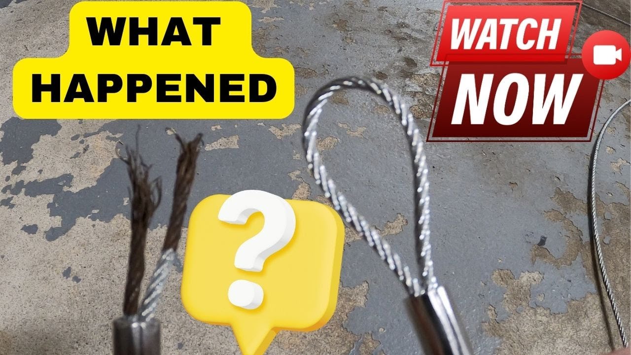 Garage Door Lift Cable Snapped In One Year WHAT HAPPENED