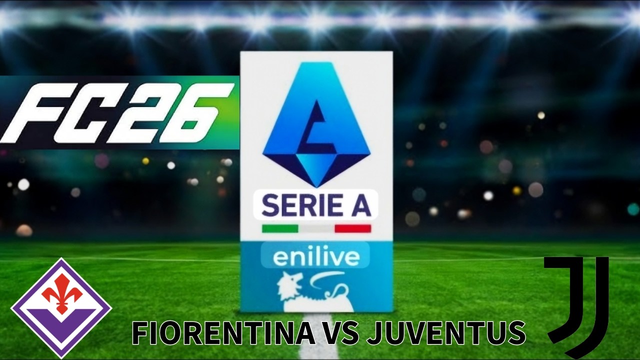 Fiorentina VS Juventus! SERIE A 2025-26 #22 FC26 ITA!