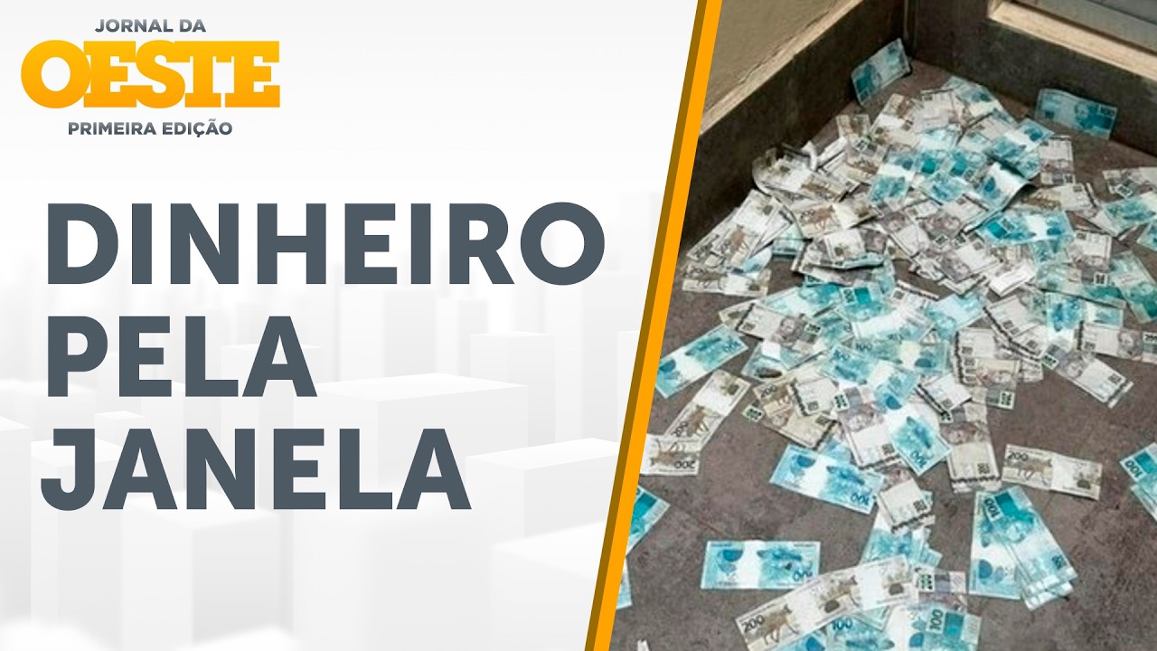 Ação da PF termina com dinheiro voando pela janela em Santa Catarina