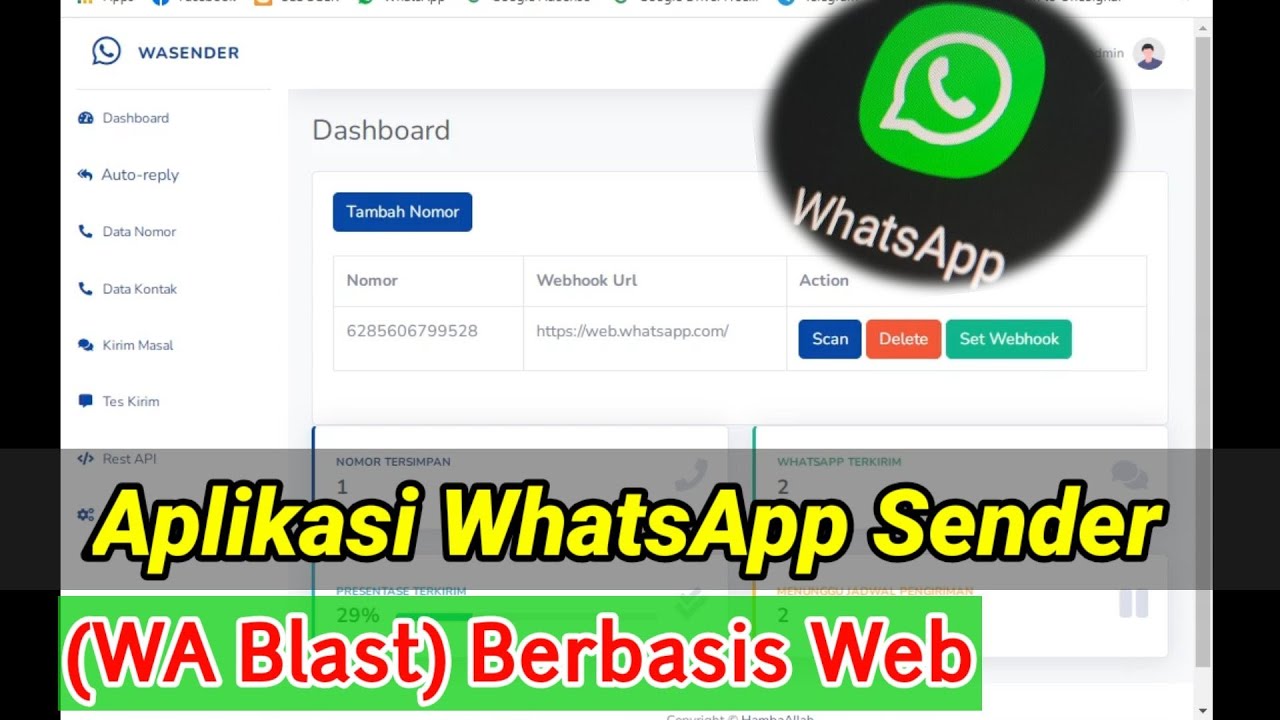 Sourcecode Aplikasi WhatsApp Sender Gratis