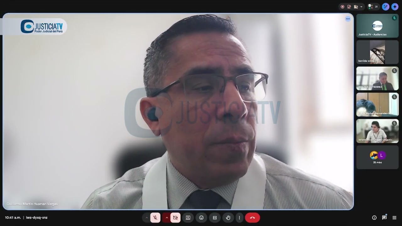 Juicio oral contra excomisario de la Molina, José Jesús Franco Maríinez y otros acusados