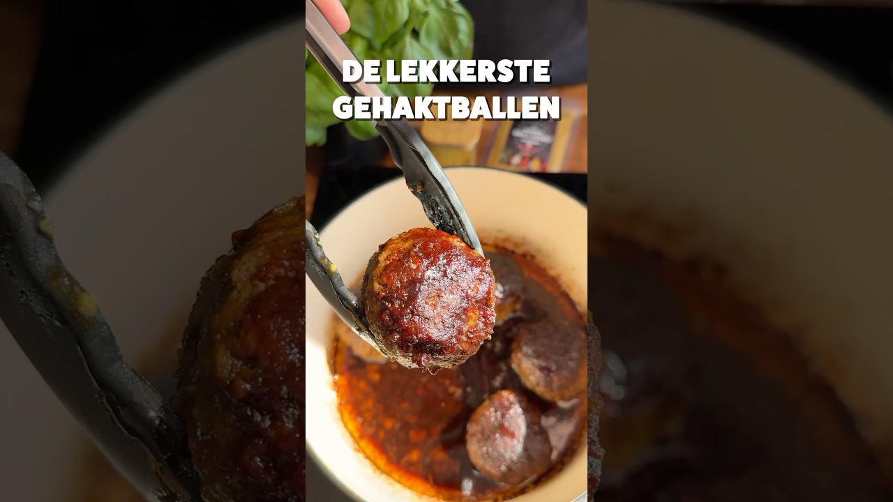 De lekkerste gehaktballen maak je zo 😍 #shorts