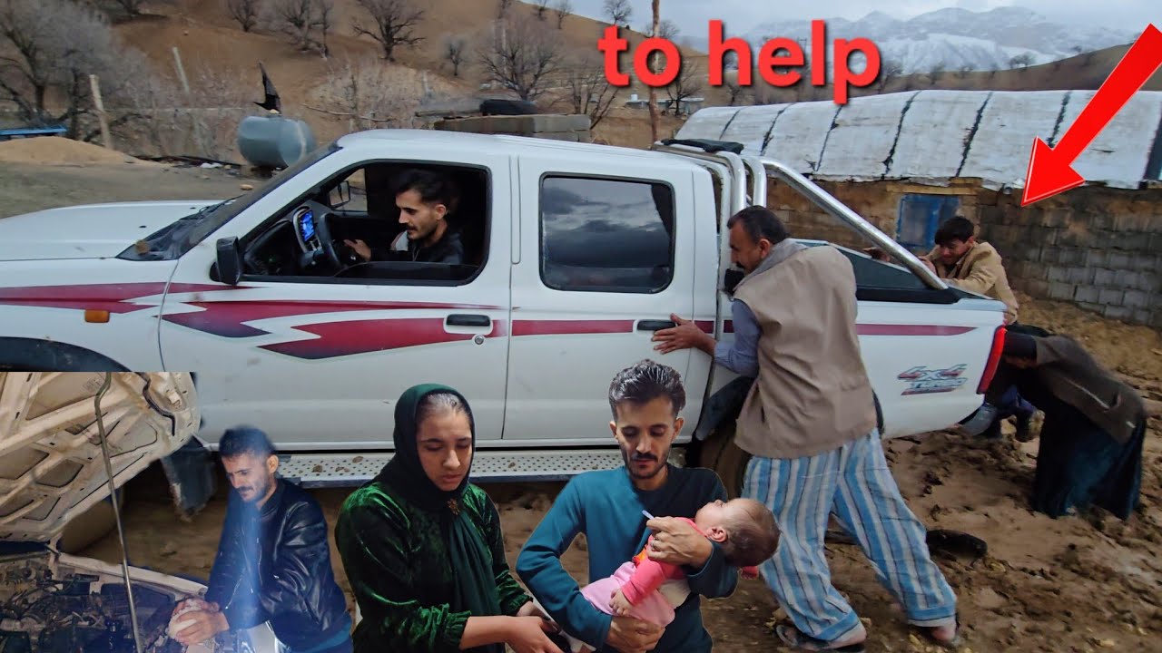 Nomadic Life: nomadic Emergency Journey🚑 | nomadic Hope in Snowstorm🌨️