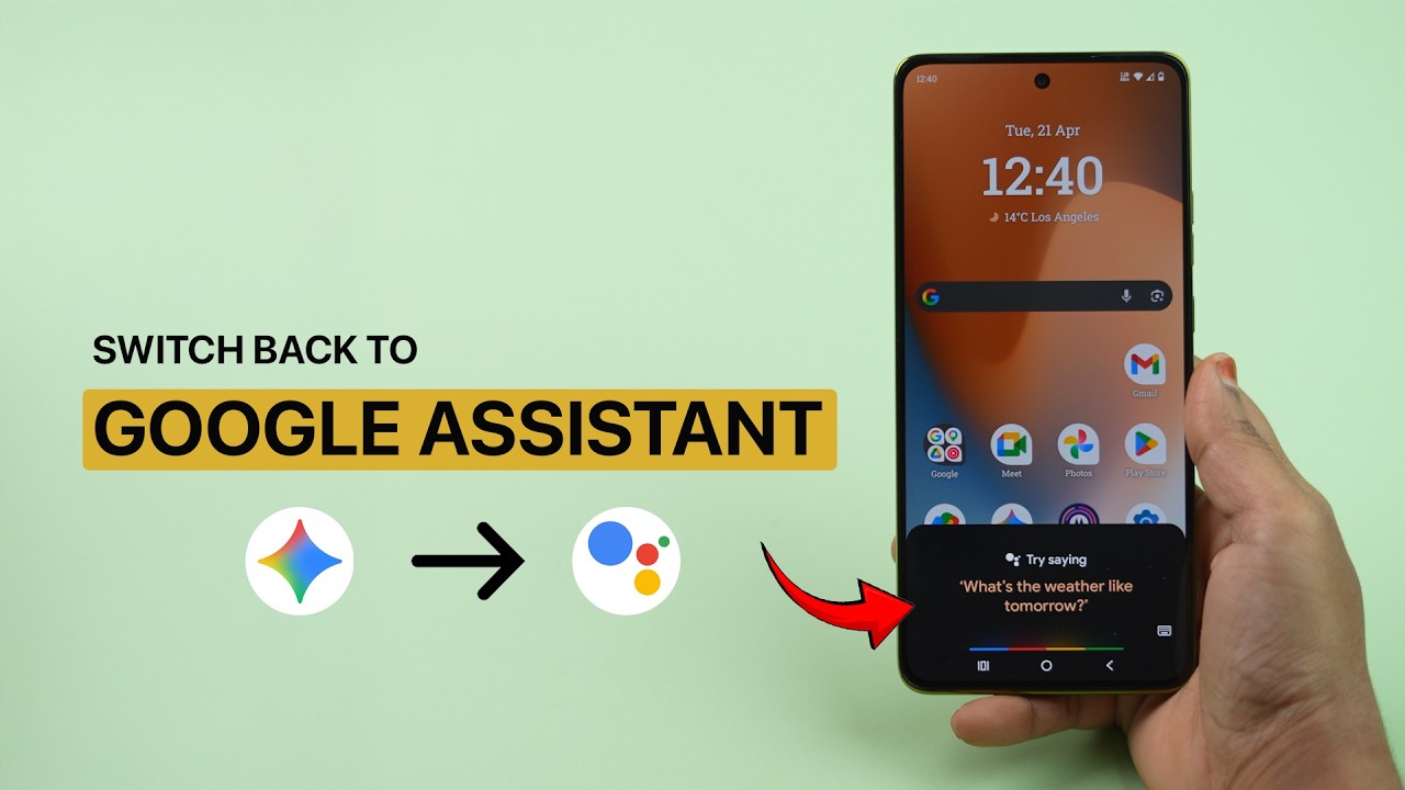Как вернуться к использованию Google Ассистента с Gemini на Android?