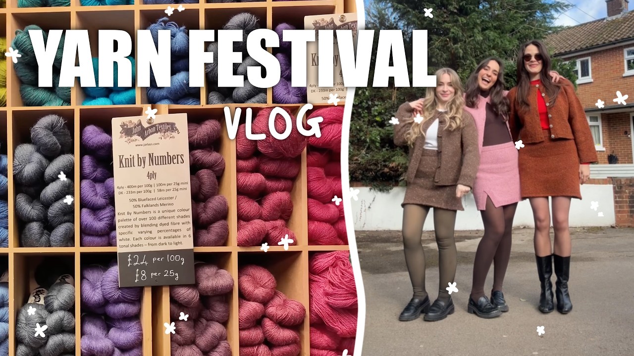 Yarn Festival | Unravel with my knit besties, knitting purchases, food & sun | Woozy By Céline