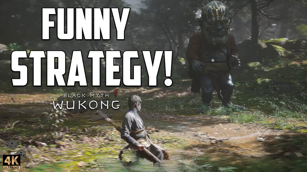 Funny Strategy On How To Beat Wandering Wight In Black Myth Wukong! (4K 60fps 4090)