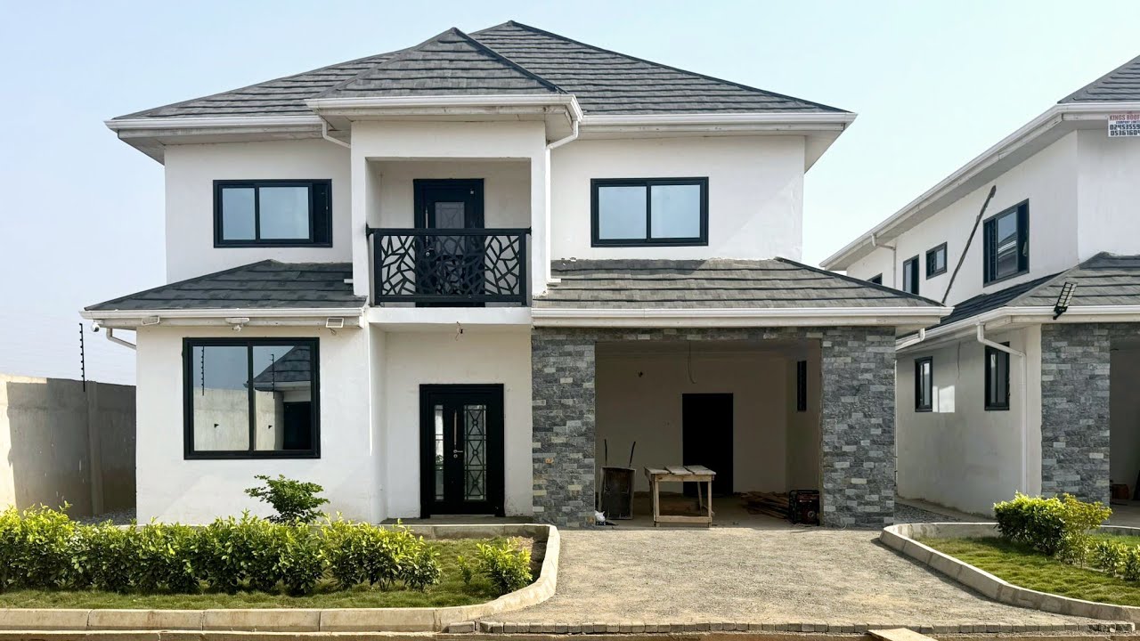 Client Visit || Installation of Security Wires || Finishing Update || Cost of Building in Ghana