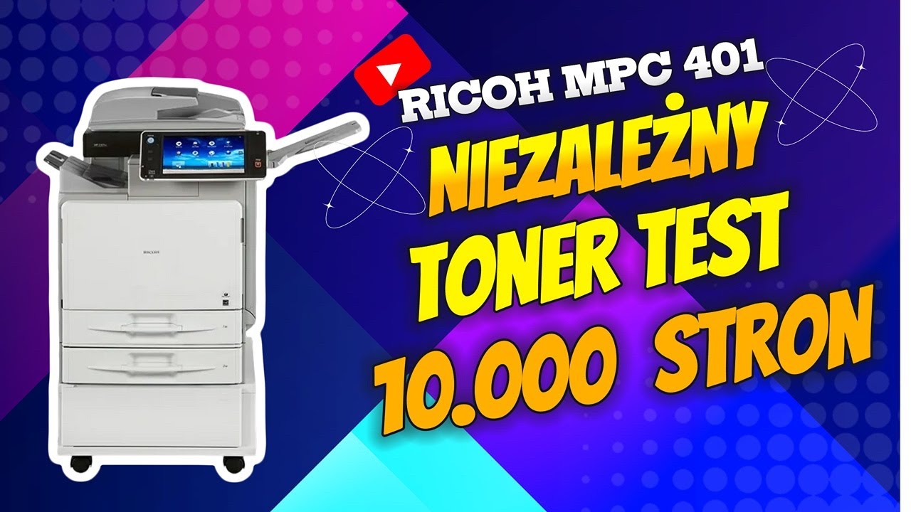 Toner TEST RICOH MPC401 MPC400 MPC300