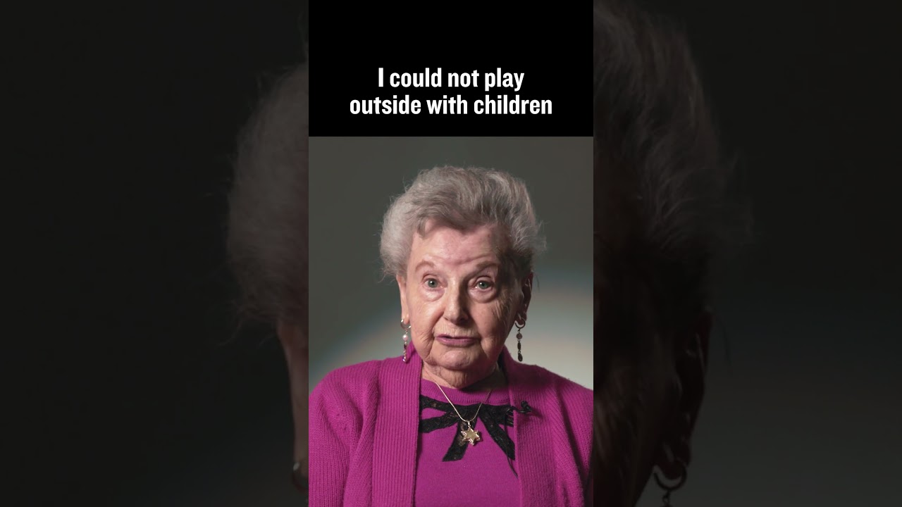 Holocaust survivor Ruth recalls the hatred of Jews she experienced as a child.