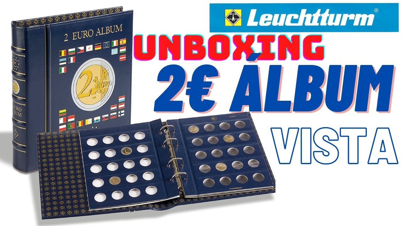 ÁLBUM monedas 2€ VISTA de LEUCHTTURM Unboxing, desembalaje, review, reseña