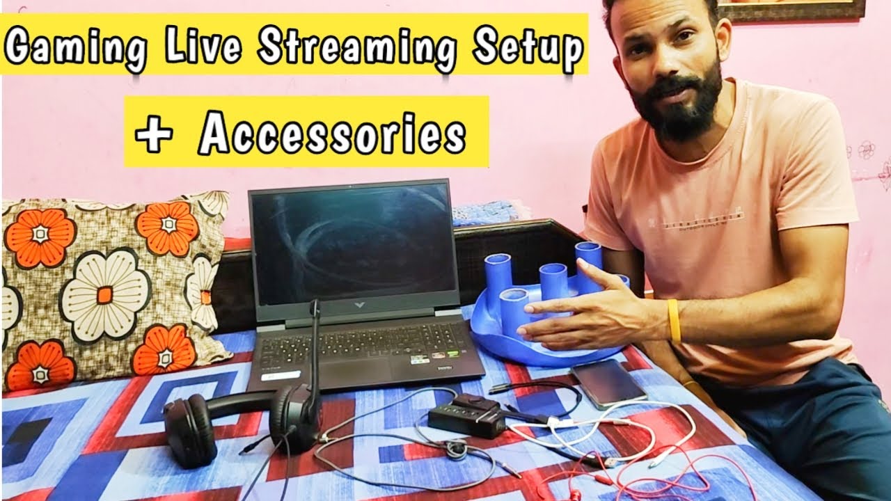 My Gaming Live Streaming Setup + Accessories that I used | Live Stream ke Liye KYA KYA Chahiye