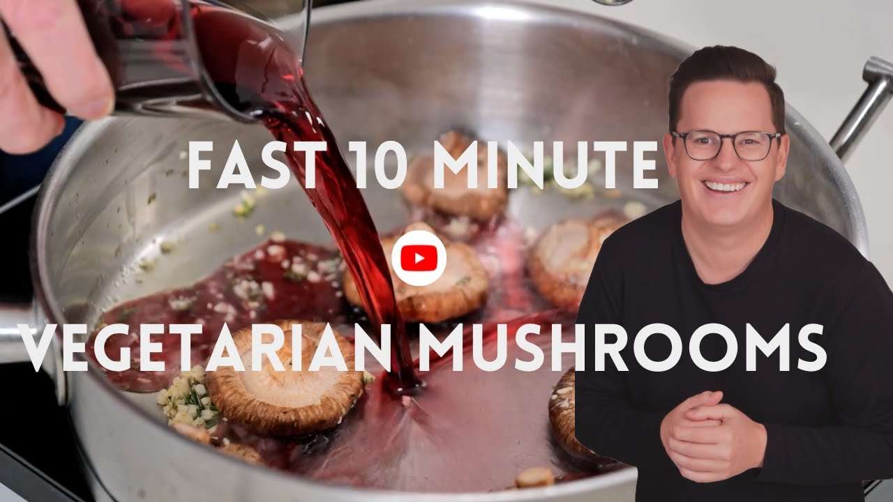 🍄🍷 10‑Min Gourmet: Red Wine Mushrooms That Taste Like Fine Dining!