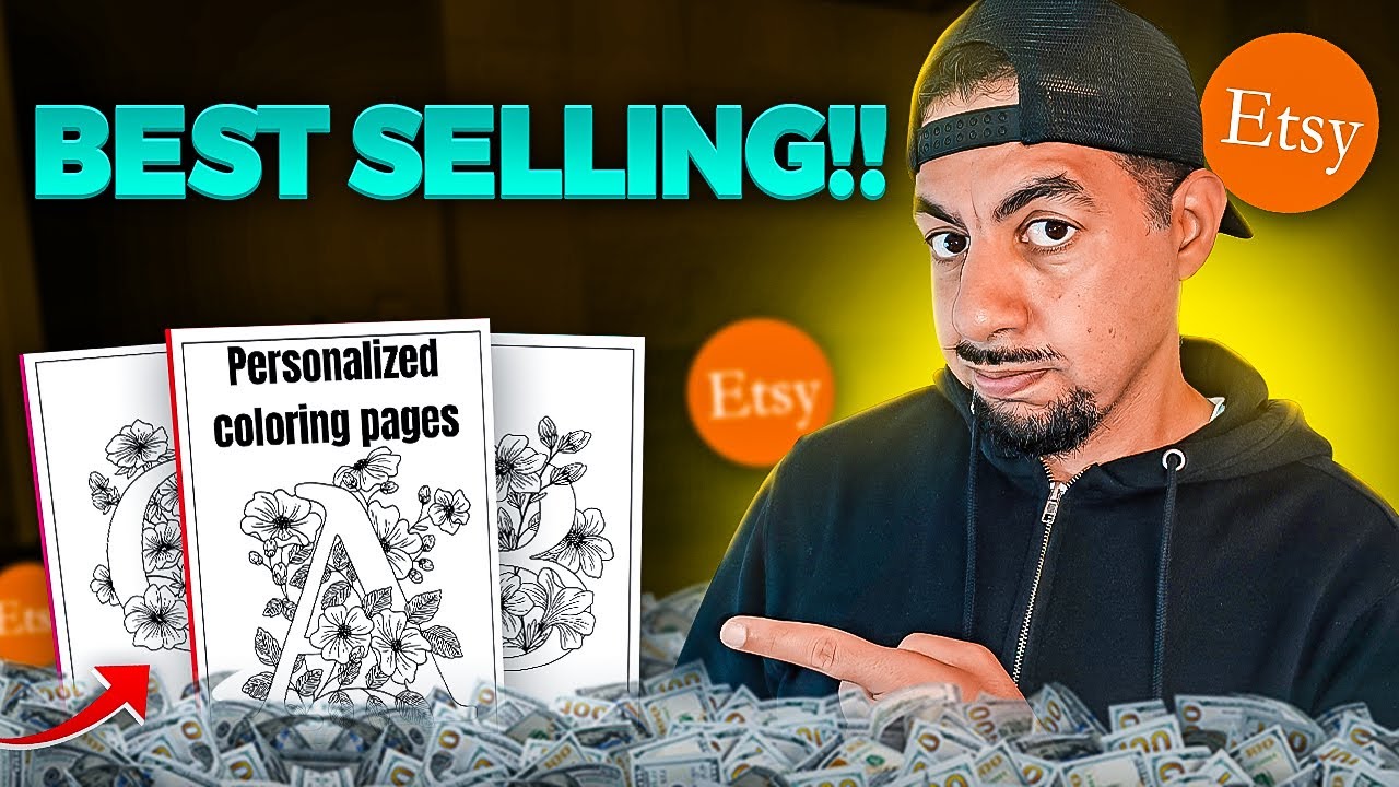 Представлены самые продаваемые раскраски Etsy с Canva