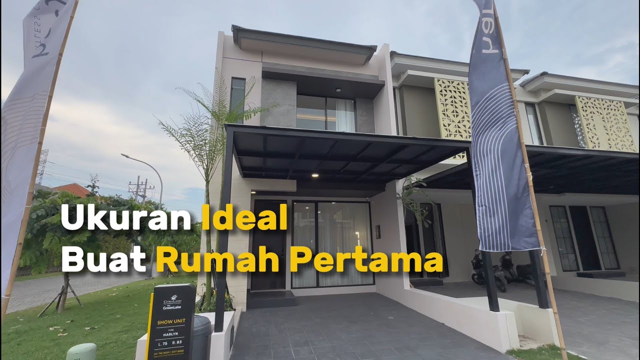 Rumah Citraland The Greenlake, Tipe Harlyn, 6x15