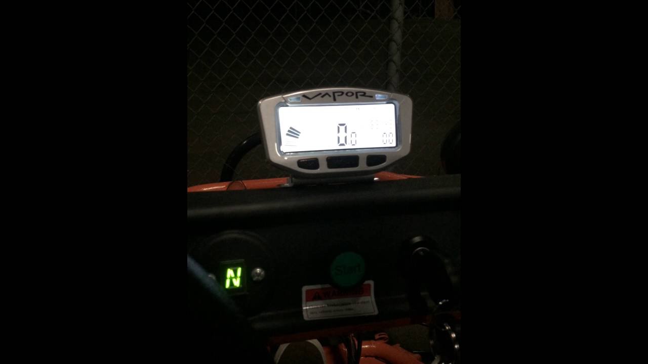 Testing out the Trail Tech Vapor Tachometer