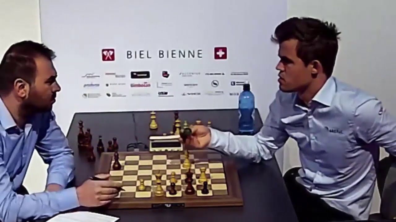 BIG BLUNDER ENDGAME!! Magnus Carlsen LOSE Mamedyarov || Biel chess 2018 - R9