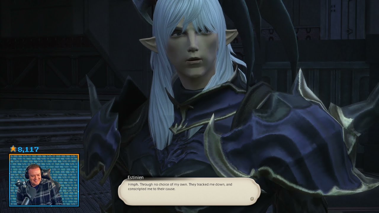 Preach reacts to Estinien describing Tataru and the scions in FF14 Shadowbringers